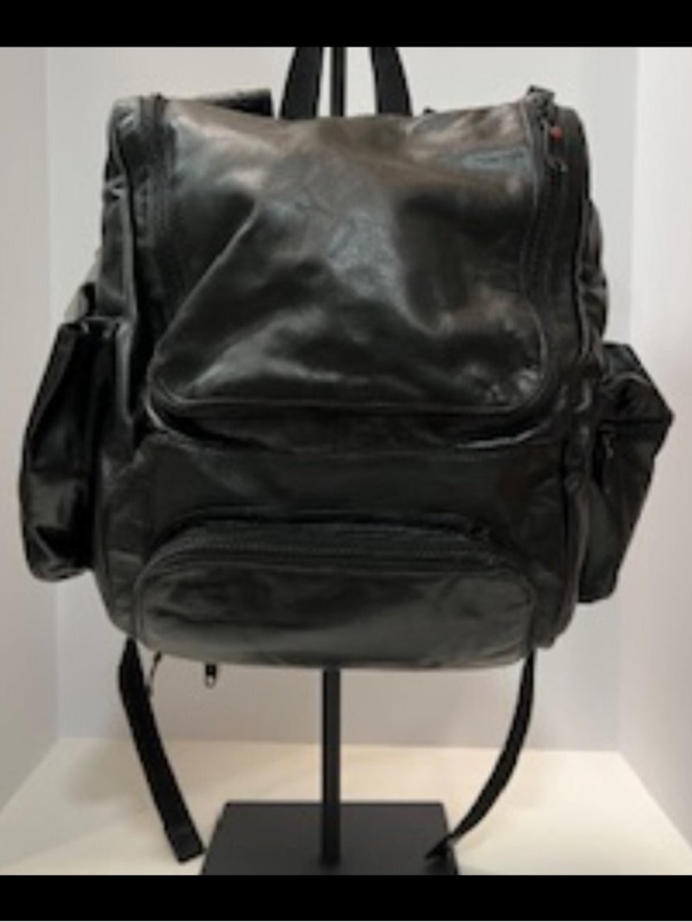 Winn International Leather Backpack Style 5451